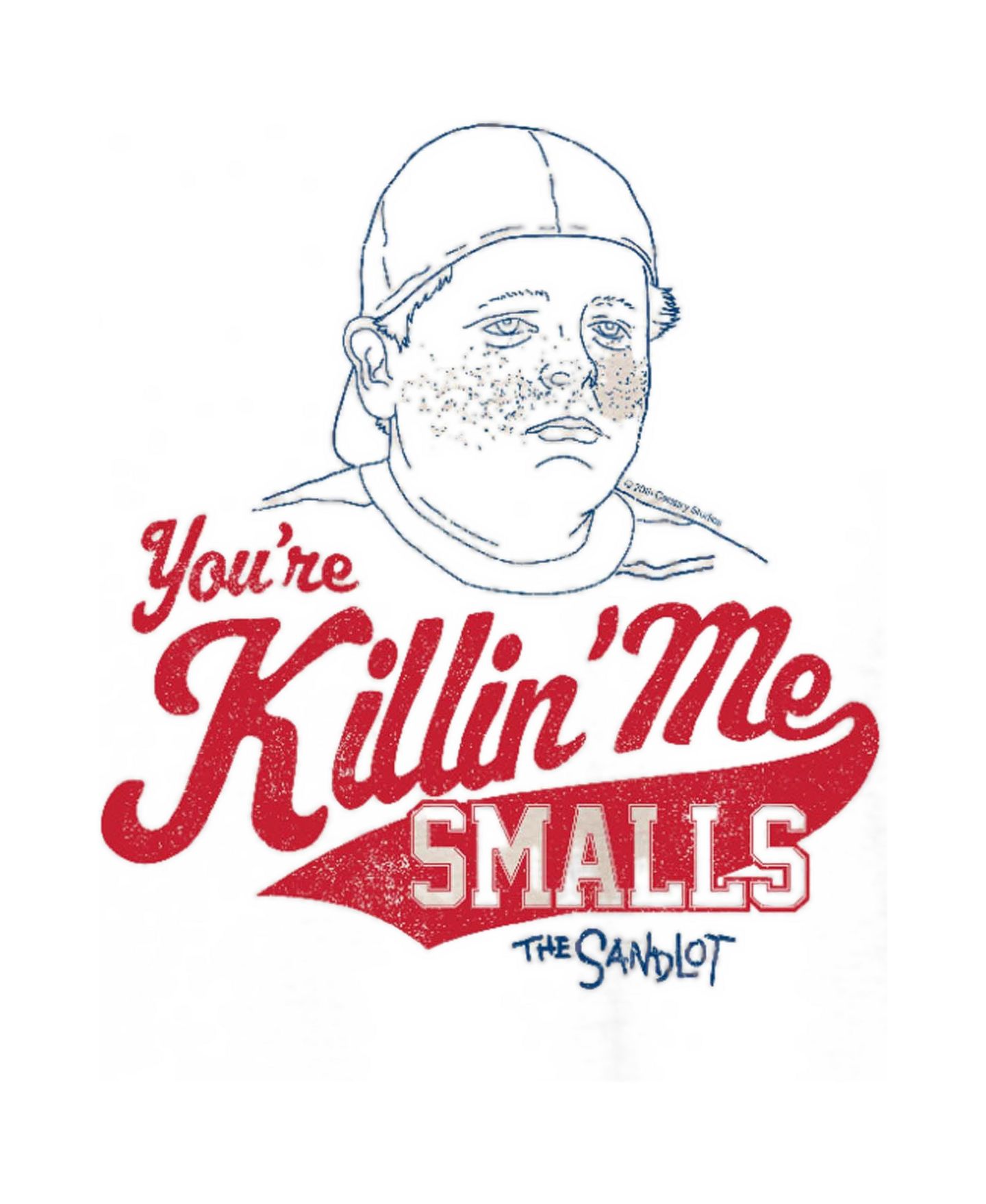 Женская футболка The Sandlot Juniors' Killin Me Smalls Relaxed Fit, цвет: Берёзовый — фото 5