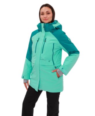 Women's Waterproof Insulated Hooded Ski Jacket