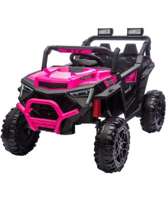 24V 400W Remote-Controlled Four-Wheel Suspension Ride-On UTV, 2-Seat, Ages 3+