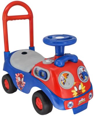 Amazing Spidey Lights and Sounds Foot-to-Floor Ride-On, Ages 12-36 Months