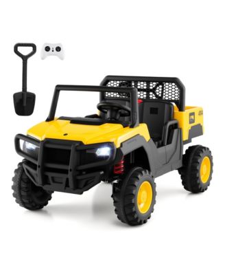 24V Two-Seat Ride-On Dump Truck with Remote Control, Ages 3-8