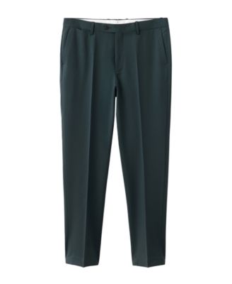 Men's Turin Slim-Fit Wool Pressed-Crease Dress Pants