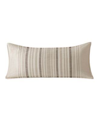 Ellery Jacquard Stripe Body Pillow Cover, 36" x 16"