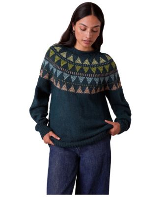 Women's Celtic and Co. British Geo Fair Isle Yoke Sweater