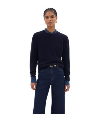 Women's Seluna Gathered Shoulder Knit Jumper