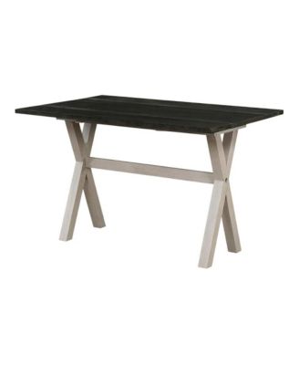 Charcoal Flip Top Coffee Table with Rubber Wood and MDF Finish