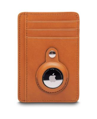 Old Leather Slim Airtag Card Case