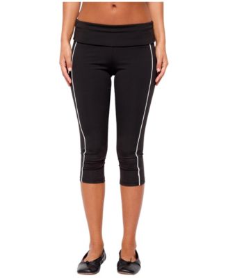 Women's Halleigh Low-Rise Foldover Waistband Capri Pants