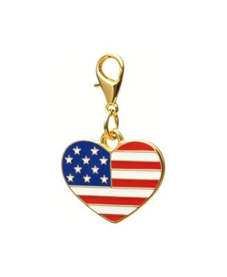 American Heart Pet Collar Charm