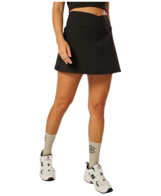 Women's High-Waisted Wrap-Waist Tennis Skort