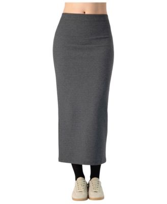 Women's Pull-On Maxi Pencil Skirt