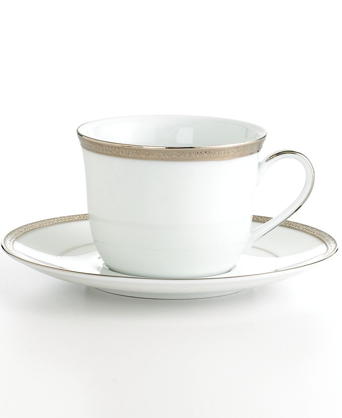 Charter Club "Grand Buffet Platinum" Cup and Saucer Macy's