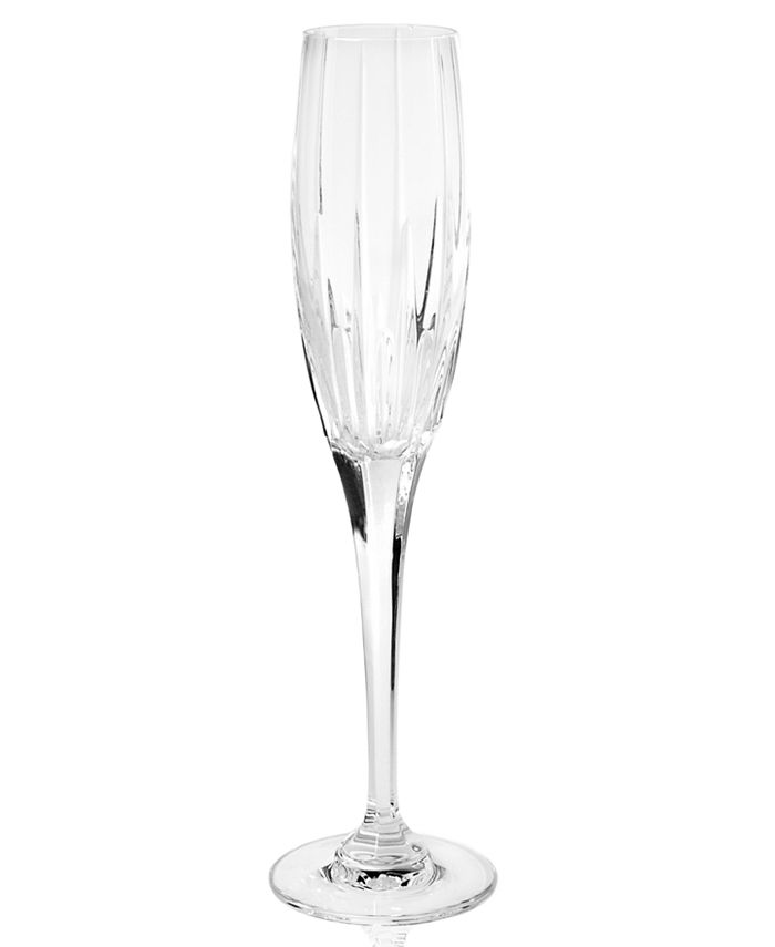 Mikasa Arctic Lights Fluted Crystal Champagne Flute,  6.25-Ounce: Champagne Glasses
