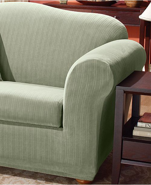 t-cushion chair and ottoman slipcover