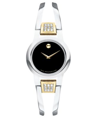 movado amorosa two tone diamond