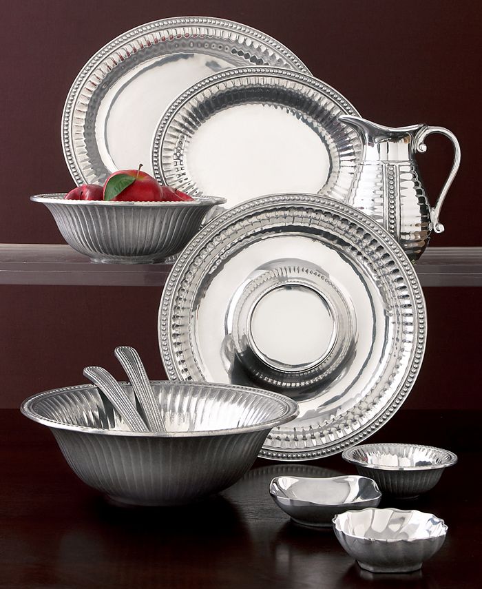Wilton Armetale Flutes and Pearls Serveware Collection Macy's