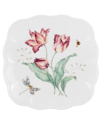 Lenox - Dinnerware, Butterfly Meadow Square Accent Plate