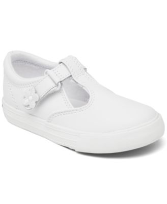 Keds Toddler Girls' Daphne T-Strap Stay-Put Closure Slip-On Casual Sneakers from Finish Line