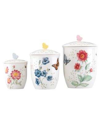 Lenox - Canisters, Set of 3 Butterfly Meadow