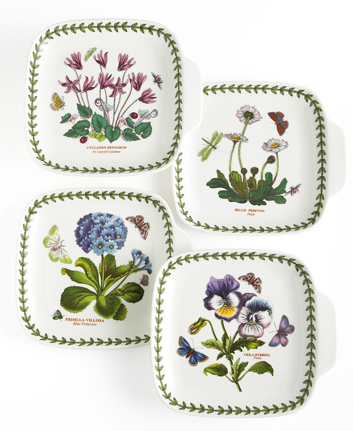 Portmeirion - Dinnerware, Set of 4 Botanic Garden Canape Plates