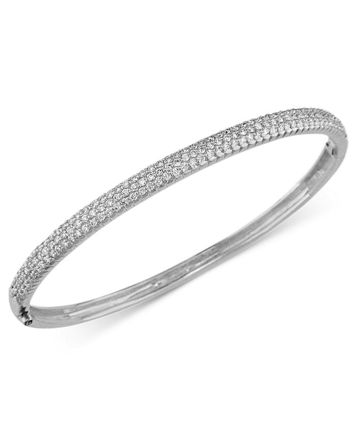 EFFY Collection Trio by EFFY Pave Diamond Bangle in 14k White, Rose, or ...