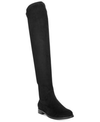 black pointed boots