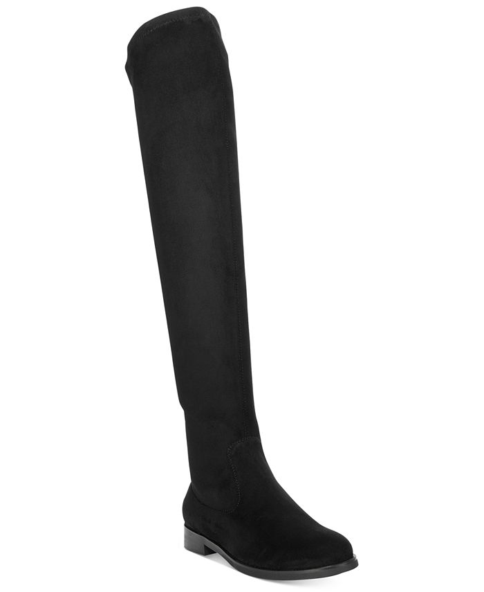 Kenneth Cole REACTION Womens Wind Chime Over The Knee Stretch Boot Low Heel Winter