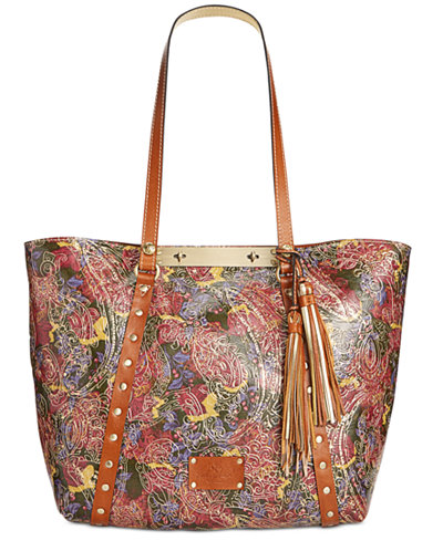 Patricia Nash Metallic Tooled Lace Benvenuto Convertible Tote - Handbags & Accessories - Macy&#39;s