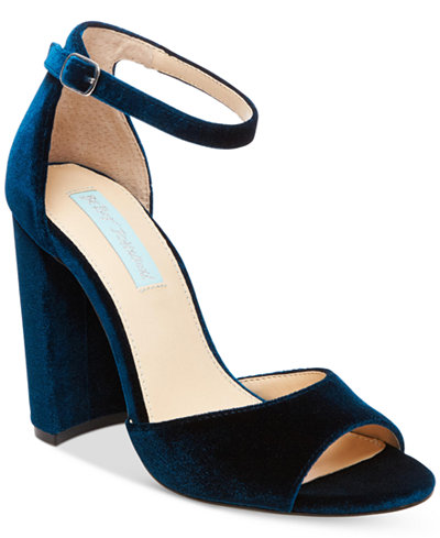 Blue by Betsey Johnson Carly Block-Heel Sandals
