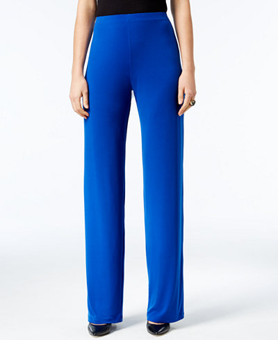 Alfani Knit Wide-Leg Trousers, Only at Macy's