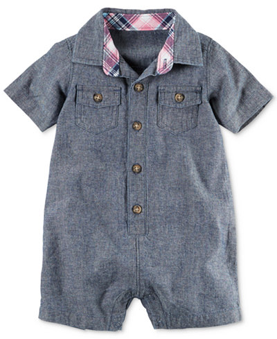 Carter's Chambray Romper, Baby Boys (0-24 months)