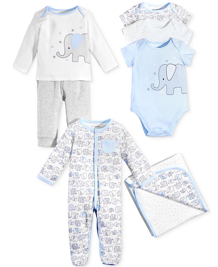 First Impressions Baby Boys 2-Pc. Elephant Top & Pants Set, Created for ...