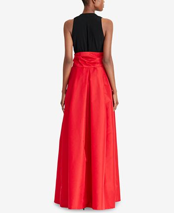 Lauren Ralph Lauren Taffeta-Skirt Ball Gown - Macy's