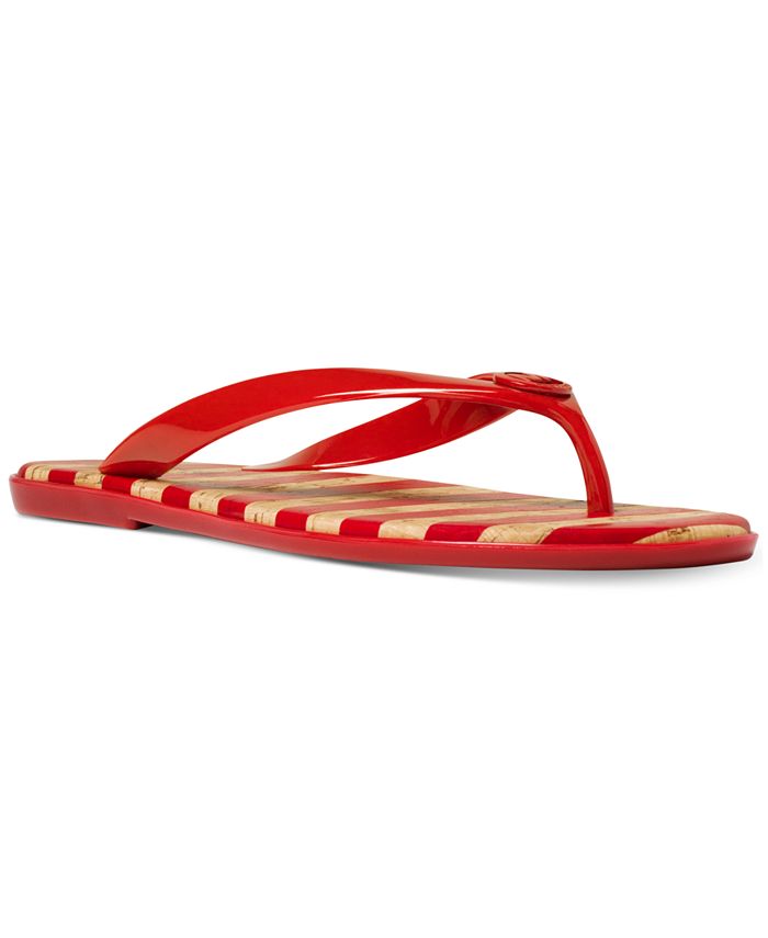Michael Kors MK Jet Set Jelly Sandals & Reviews - Sandals - Shoes - Macy's