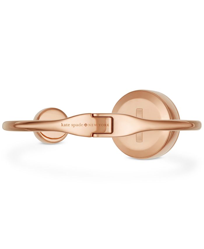kate spade new york Women's Rose GoldTone Stainless Steel Hinge Half