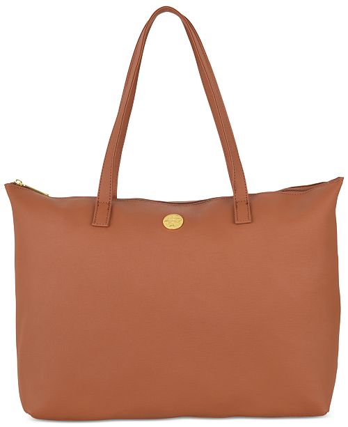 Joy Mangano Christie Leather Tote & Reviews Duffels & Totes Luggage