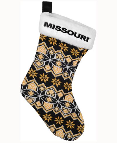 Forever Collectibles Missouri Tigers Ugly Sweater Knit Team Stocking