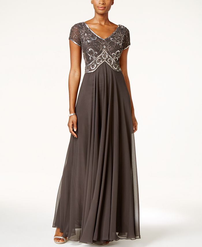 green emerald velvet dress Amazon.com: J Kara Womens Embellished Double V Formal Dress Gray 8 :  Clothing, Shoes & Jewelry main image 1