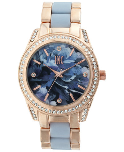 INC International Concepts Women's Two-Tone Bracelet Watch 40mm, Only at Macy's