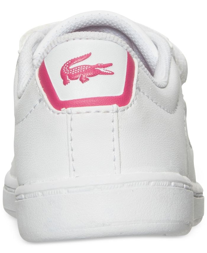 Lacoste Toddler Girls' Carnaby EVO Casual Sneakers from Finish Line