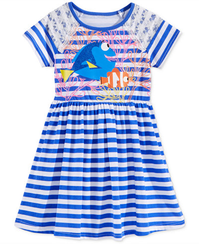 Disney's® Finding Dory Striped Dress, Little Girls (2-6X)