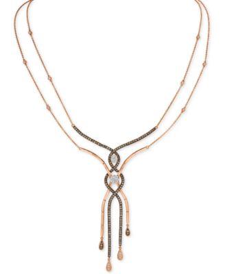 Le Vian - Diamond Necklace (1-1/2 ct. t.w.) in 14k Rose Gold