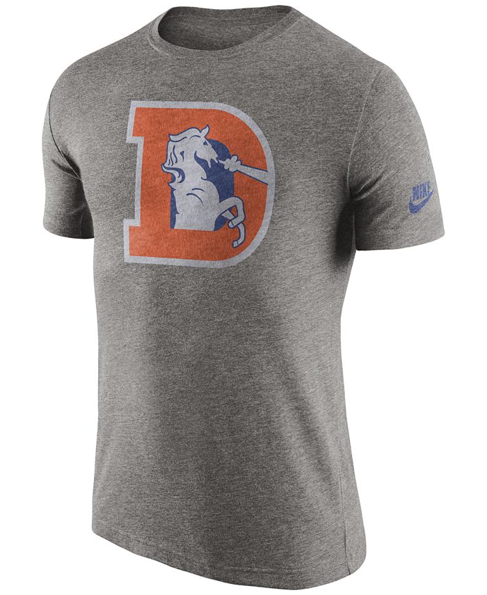 Nike Men's Denver Broncos Historic Logo T-Shirt - Macy's