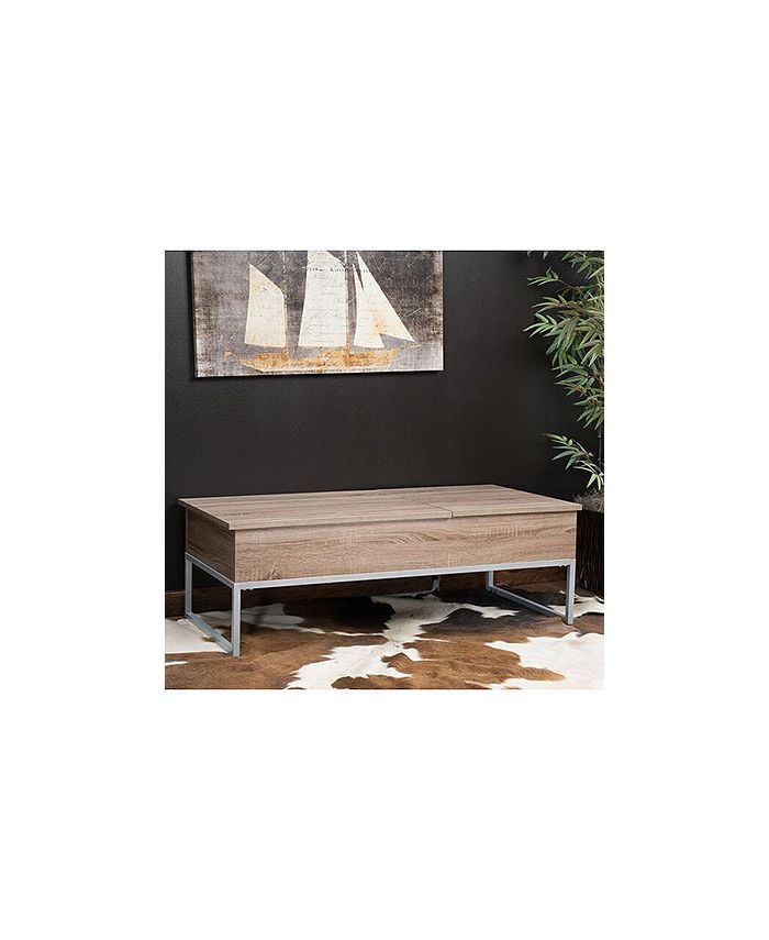 Noble House Garan Lifttop Wood Storage Coffee Table Macy's