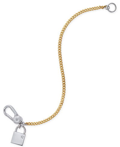 Marc by Marc Jacobs Two-Tone Lock Charm Link Bracelet