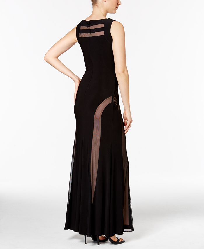 Nightway Petite Illusion Gown Macy's