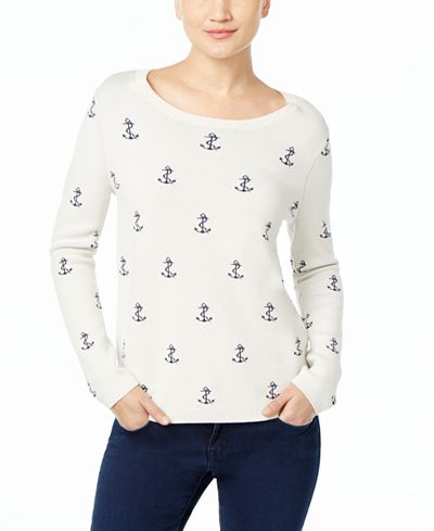 Weekend Max Mara Anchor-Pattern Sweater