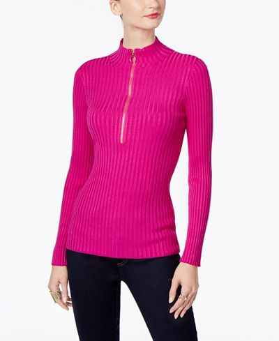 INC International Concepts Half-Zip Sweater, Only at Macy's