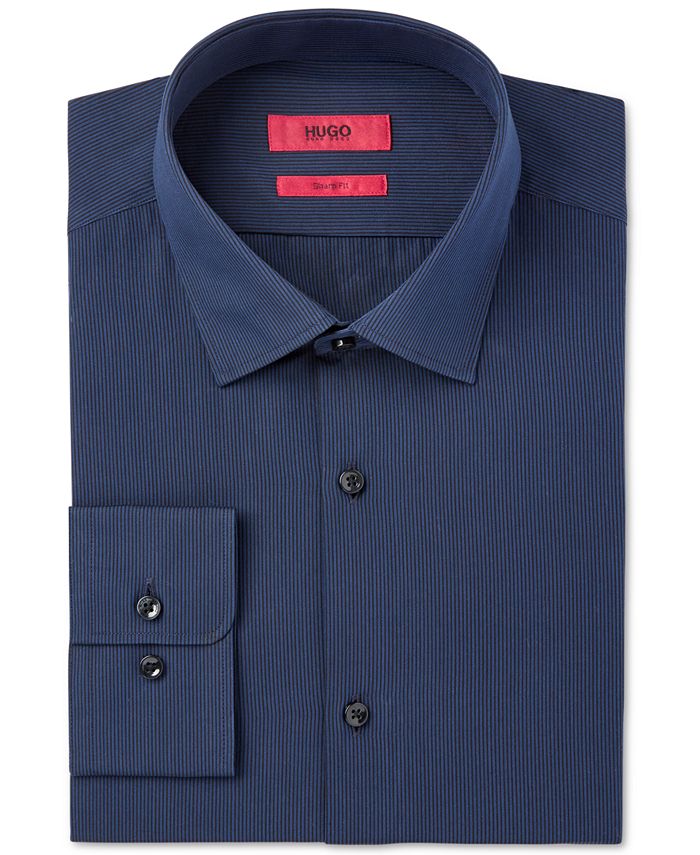 Hugo Boss HUGO Men's SlimFit Stripe Dress Shirt Macy's