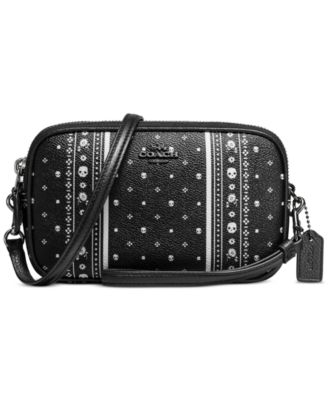 coach skull bandana purse